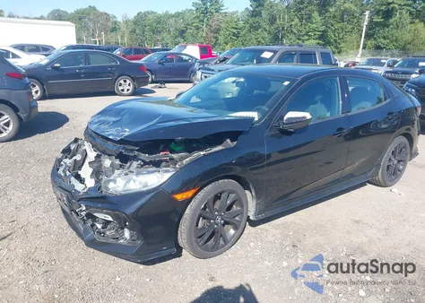 2018 Honda Civic Sport из США, поврежденный, VIN SHHFK7G45JU211671